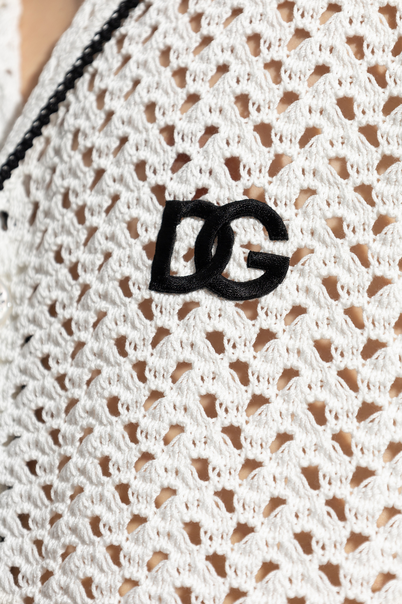 【DOLCE&GABBANA】DGロゴ シルクサテン ジャカード シャツドレス ボルドーのウィメンズ シルクサテン プッシーボウシャツドレス